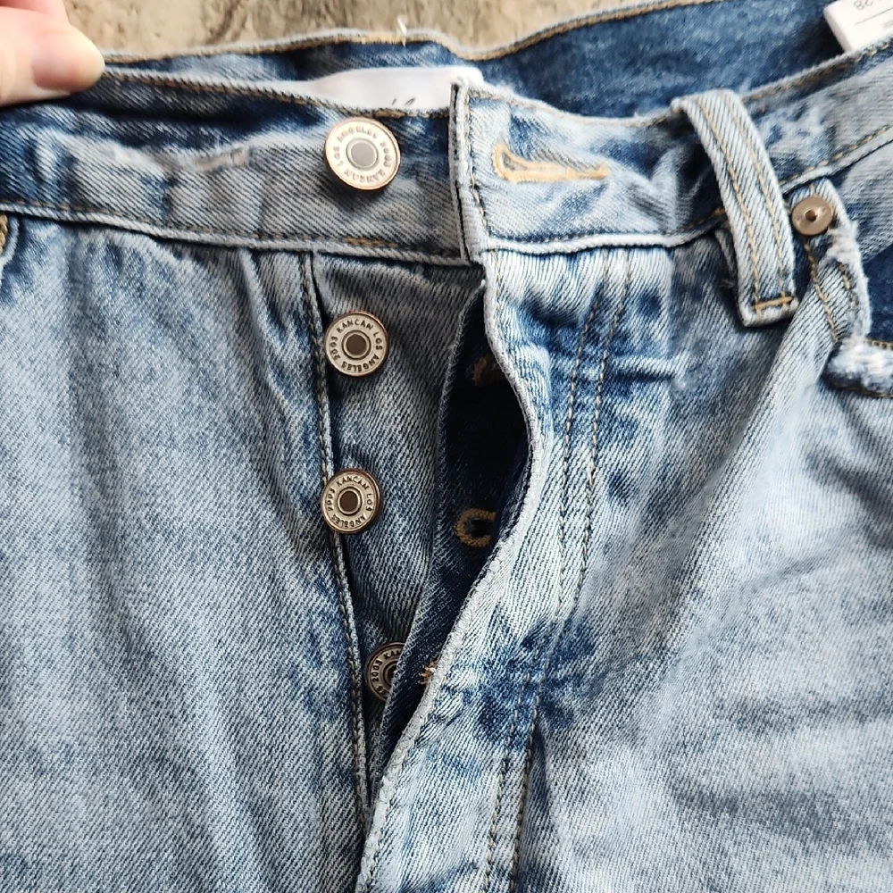 KanCan Light Blue Distressed Boyfriend Jeans - Picture 4 of 14